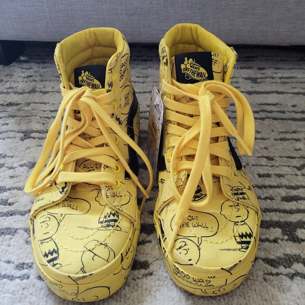 Vans Peanuts x Sk8-Hi 'Charlie Brown Maize… - Picture 3 of 12